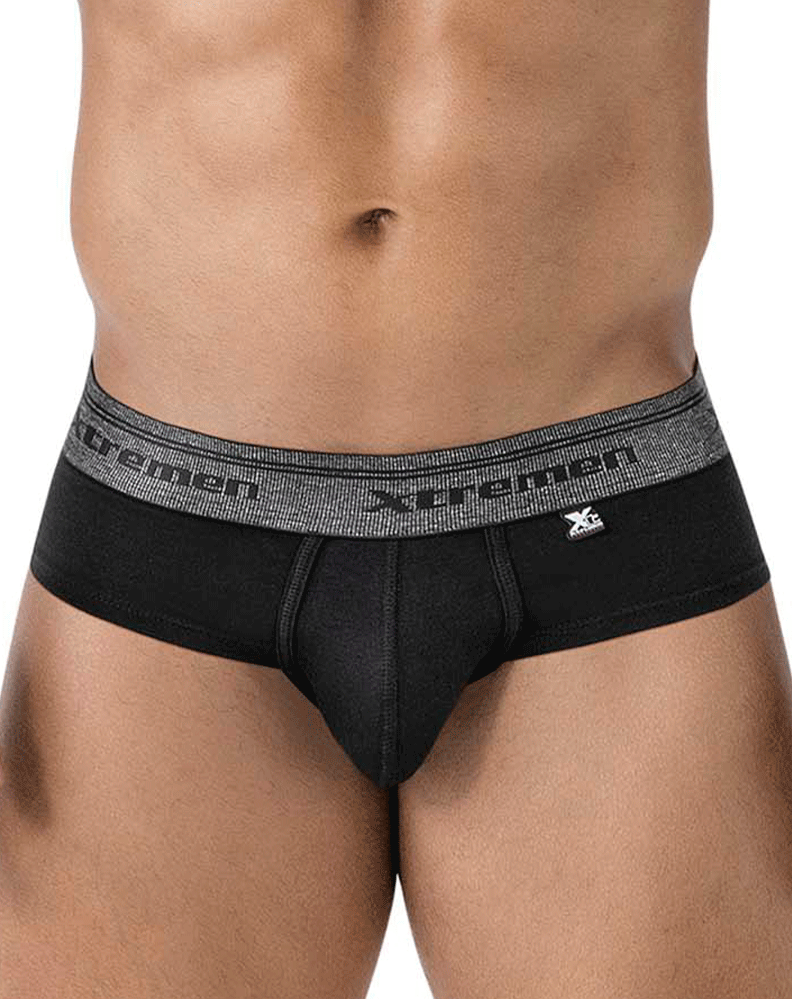 Xtremen 41315 Cotton Blend Briefs Black