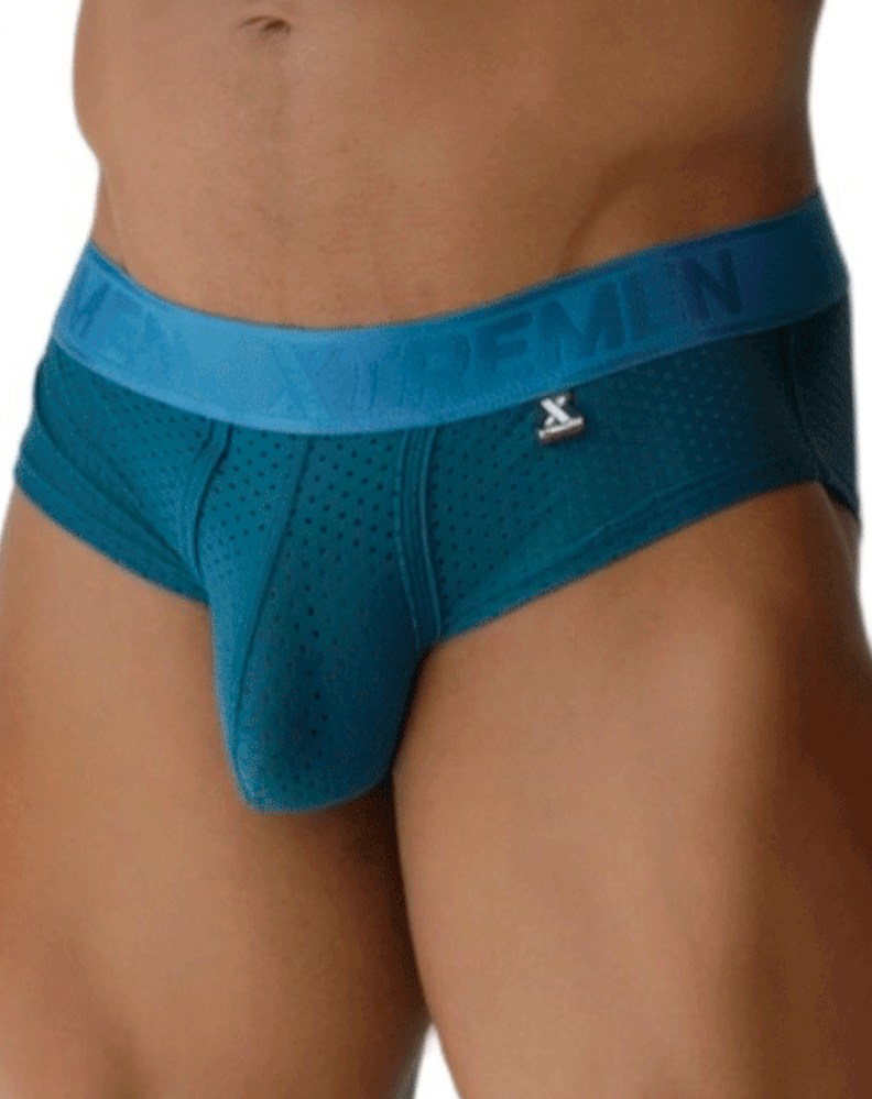 Xtremen 91250 Xtremen Athletic Performance Mesh Briefs Petrol