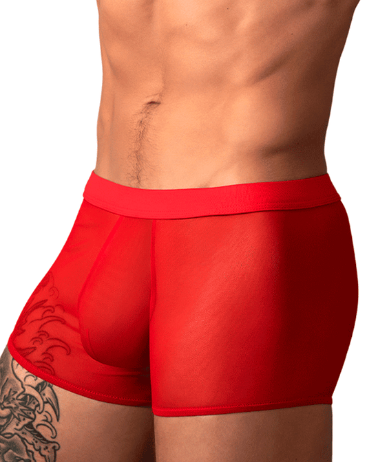 Male Power 145-307 Mesh 2 Mini Short Red