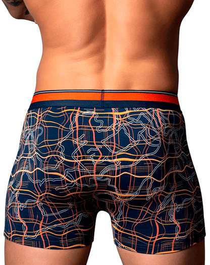 Male Power 160-299 Soo Cumfy Boxer Brief Navy-orange