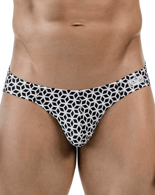 Clever 1857 Cuadricula Bikini White