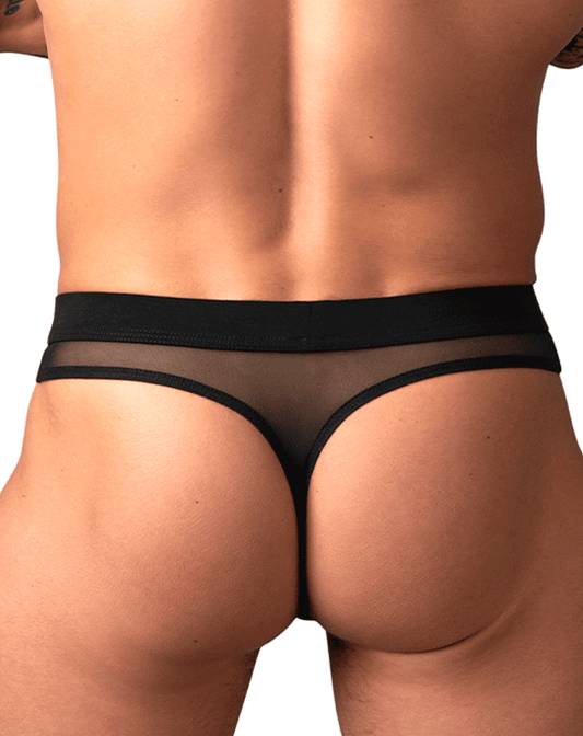 Male Power 442-307 Mesh 2 Bong Thong Black