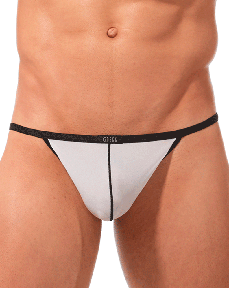 Gregg Homme Torridz Cockring Inside Pouch String 87416 White