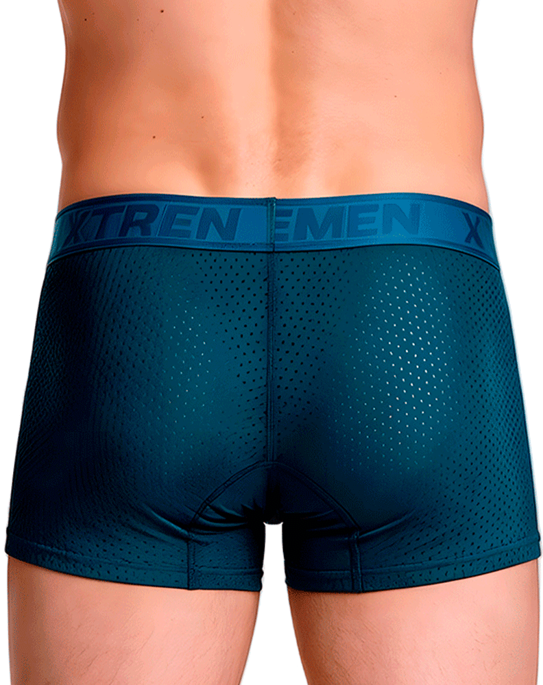 Xtremen 91251 Xtremen Micro-perforated Boxer Briefs Petrol