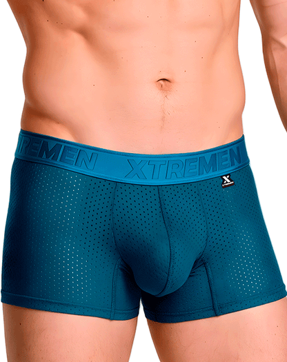 Xtremen 91251 Xtremen Micro-perforated Boxer Briefs Petrol
