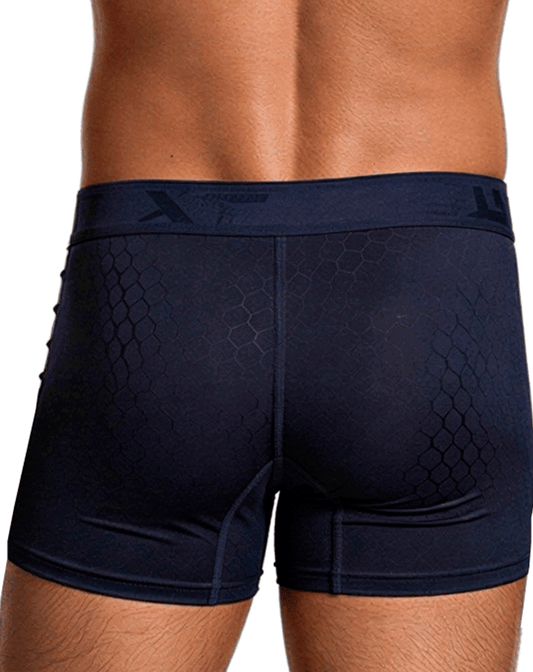 Xtremen 91256 Microfiber Boxer Briefs Dark Blue