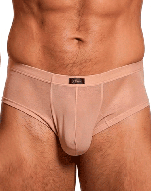 Xtremen 91263 Microfiber Mesh Briefs Brown
