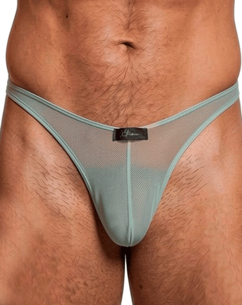 Xtremen 91264 Microfiber Mesh Bikini Green