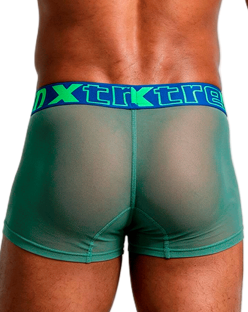 Xtremen 91277 Microfiber Mesh Boxer Briefs Green