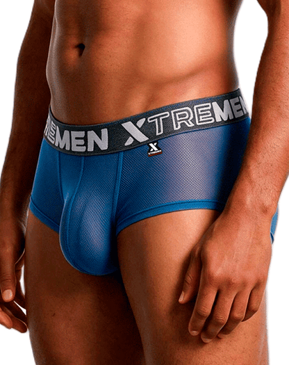 Xtremen 91279 Microfiber Mesh Briefs Blue