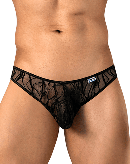 Candyman 95011 Lace Thongs Black