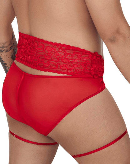 Candyman 99703x Garter Briefs Two Piece Set