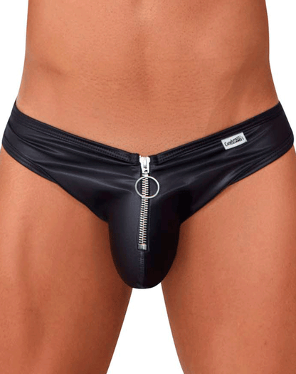 Candyman 99753 Fringe Jockstrap Black