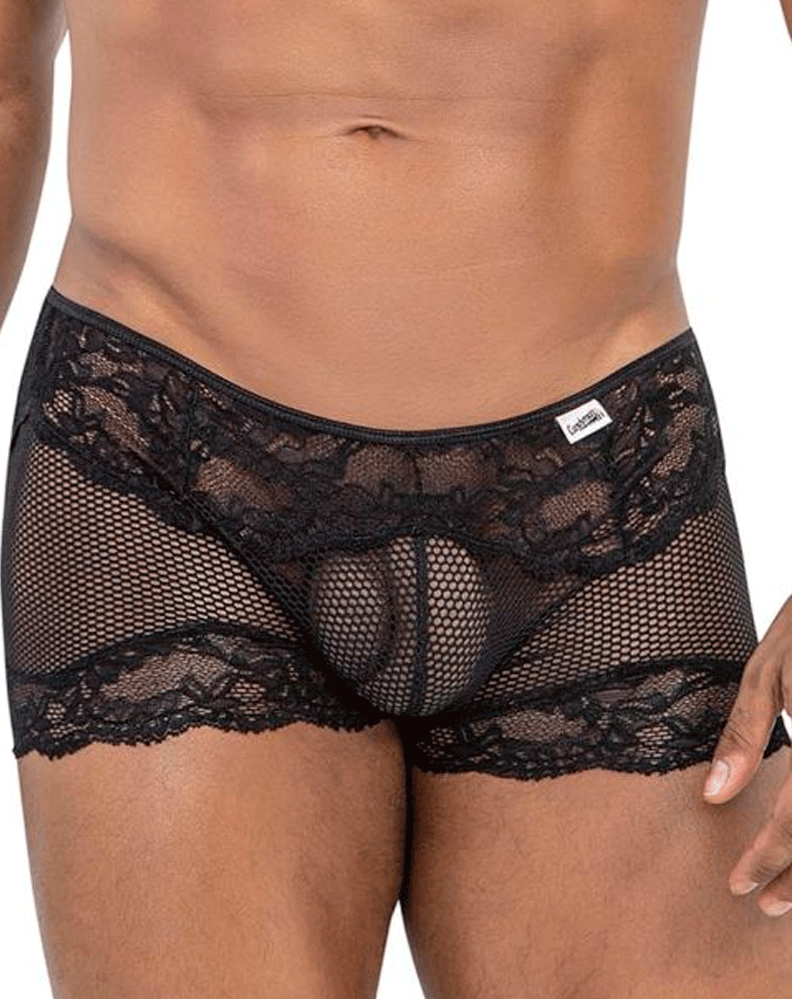 Candyman 99779 Mesh Lace Trunks Black