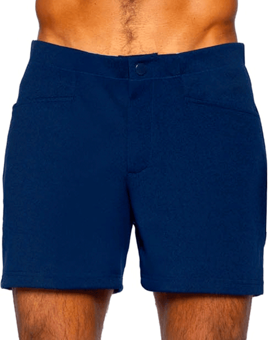 Bike Athletic Bam207 Coaches Short 5 Inch Inseam Color Navy