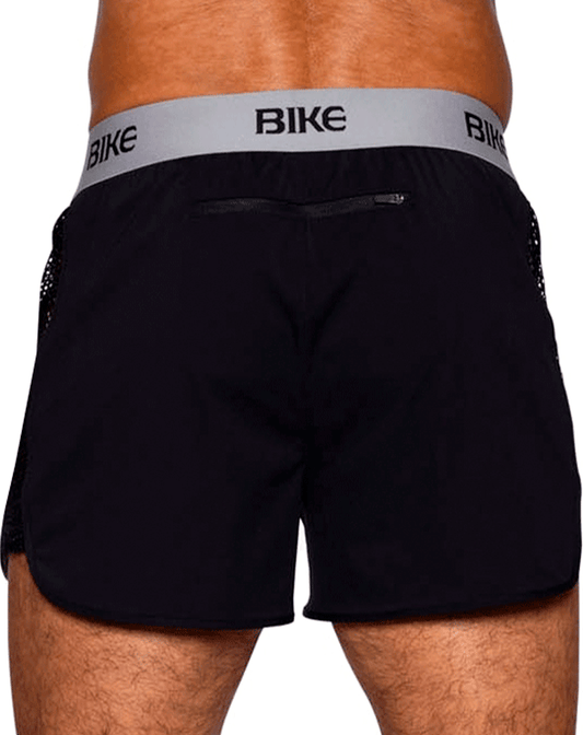 Bike Athletic Bam225 Peek-a-boo Jock Short Color Black
