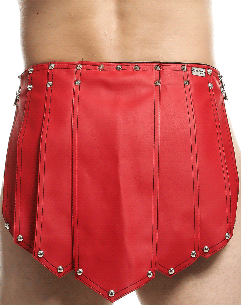 Malebasics Dmbl10 Dngeon Roman Skirt Red