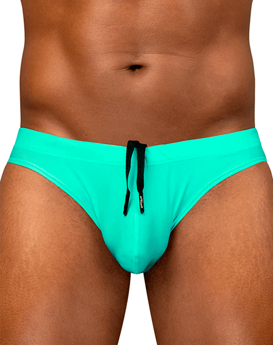 Ergowear Ew1836 Vibrant Mint 4-way Stretch Swim Thong Aqua