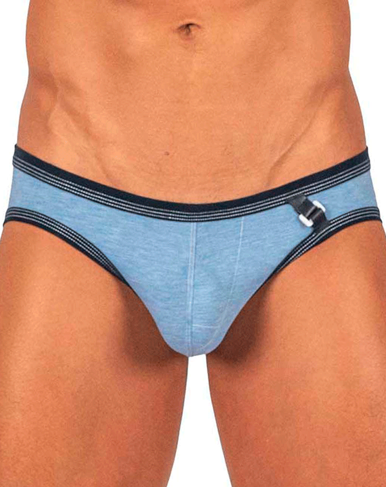 Private Structure Lcut4358 Barn Boy Low Rise Mini Brief Denim