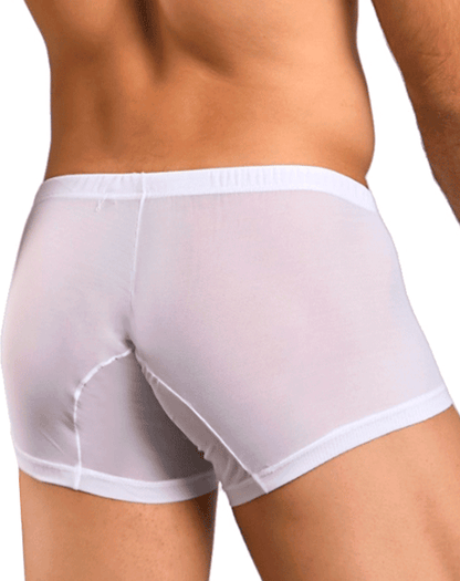 Malebasics Mbl78 Lace Trunks White Mesh