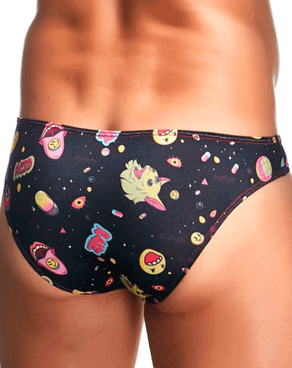 Justin+simon Xsj01 Classic Silky Bikini Psycodelic