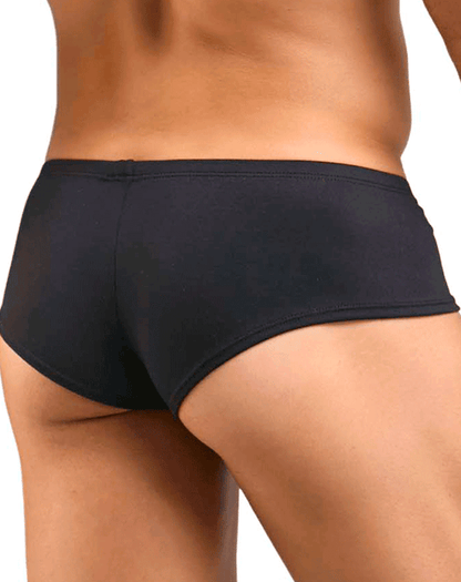 Justin+simon Xsj13 Cheeky Bulge Boxer Peach Black