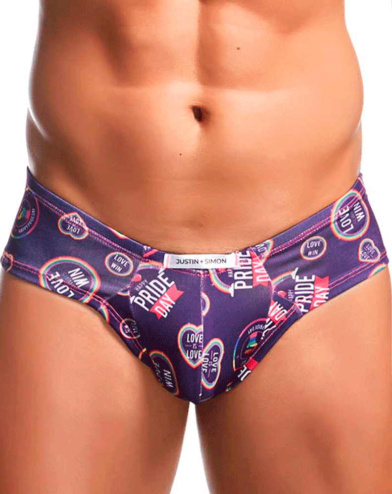 Justin+simon Xsj22 Cheek Briefs Pride