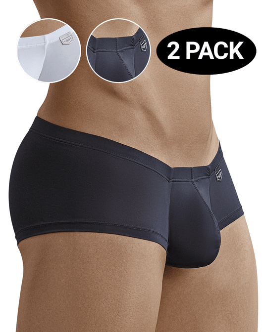 Clever 229924 Australian Trunks 2-Pack (1 Black & 1 White)