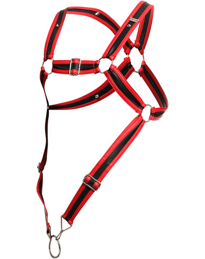 Malebasics Dmbl07 Dngeon Cross Cock Ring Harness Army